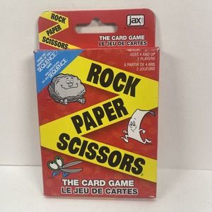 Rock Paper Scissors Card Game Ages 4 And Up NEW